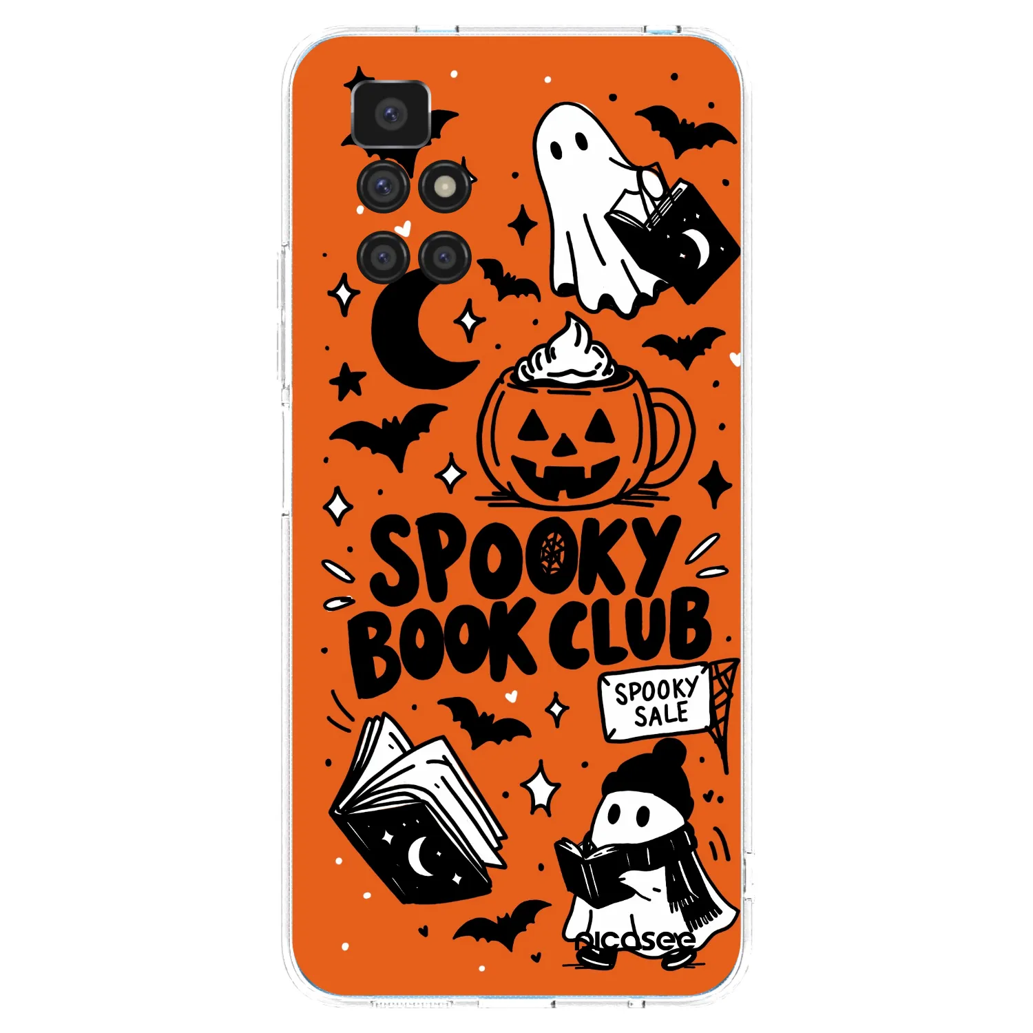 Picasee Xiaomi Redmi 10 (2022) Hülle - Transparentes Silikon - Spooky book club