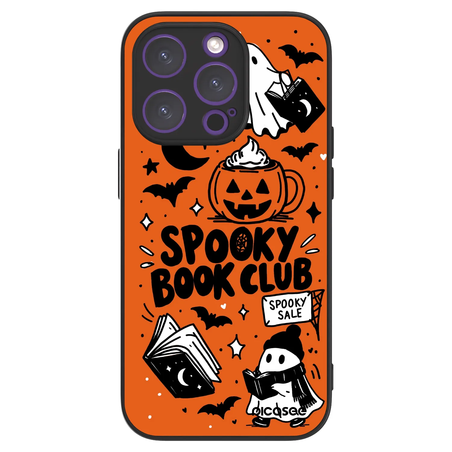 Picasee ULTIMATE CASE MagSafe für Apple iPhone 14 Pro - Spooky book club