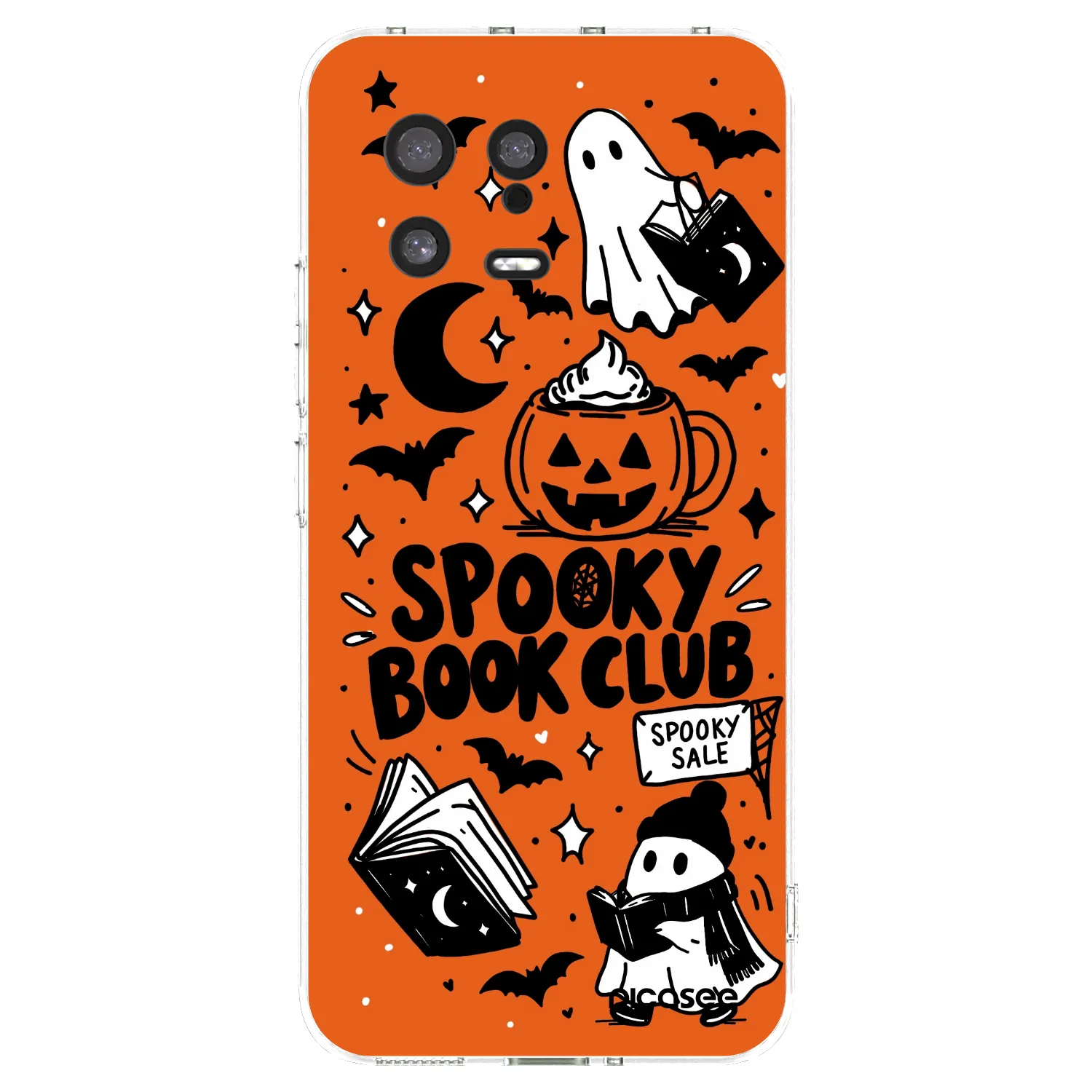 Picasee Xiaomi 13 Hülle - Transparentes Silikon - Spooky book club