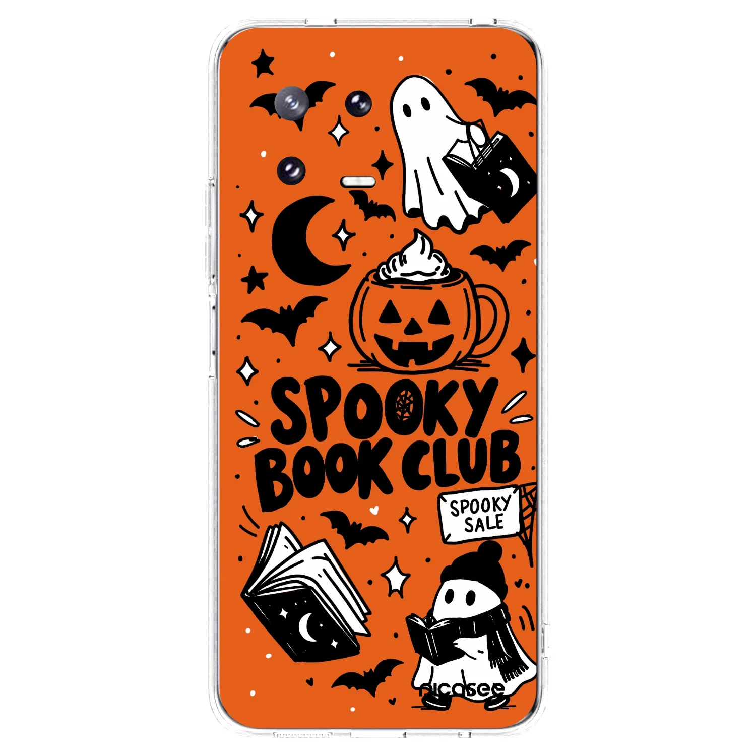 Picasee Xiaomi 13 Pro Hülle - Transparentes Silikon - Spooky book club