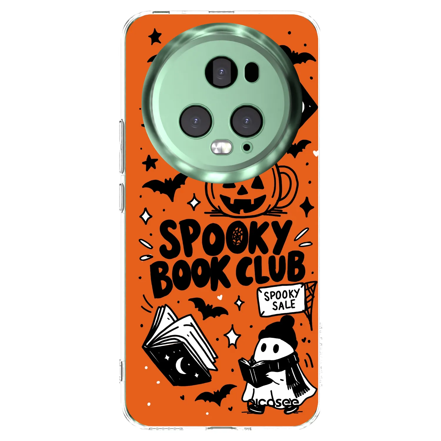 Picasee Honor Magic5 Pro Hülle - Transparentes Silikon - Spooky book club