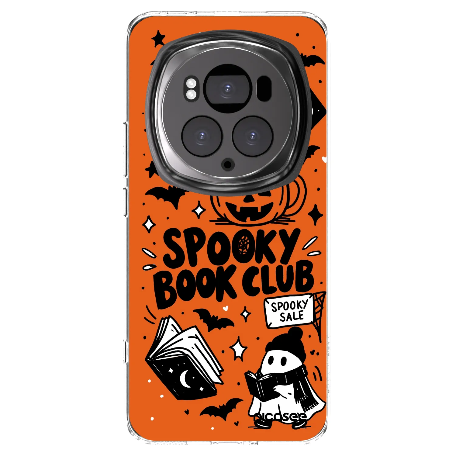 Picasee Honor Magic6 Pro Hülle - Transparentes Silikon - Spooky book club