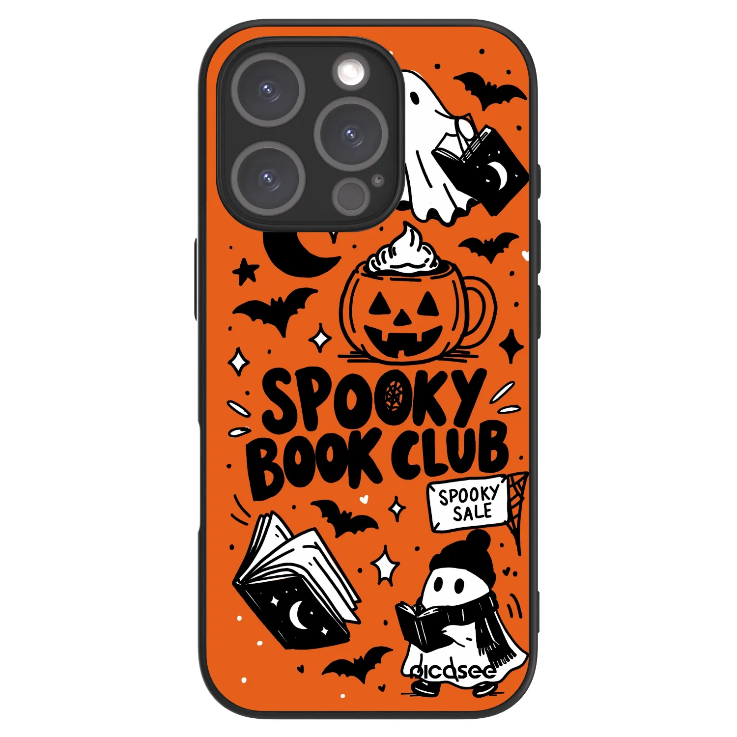 Picasee ULTIMATE CASE MagSafe für Apple iPhone 16 Pro - Spooky book club