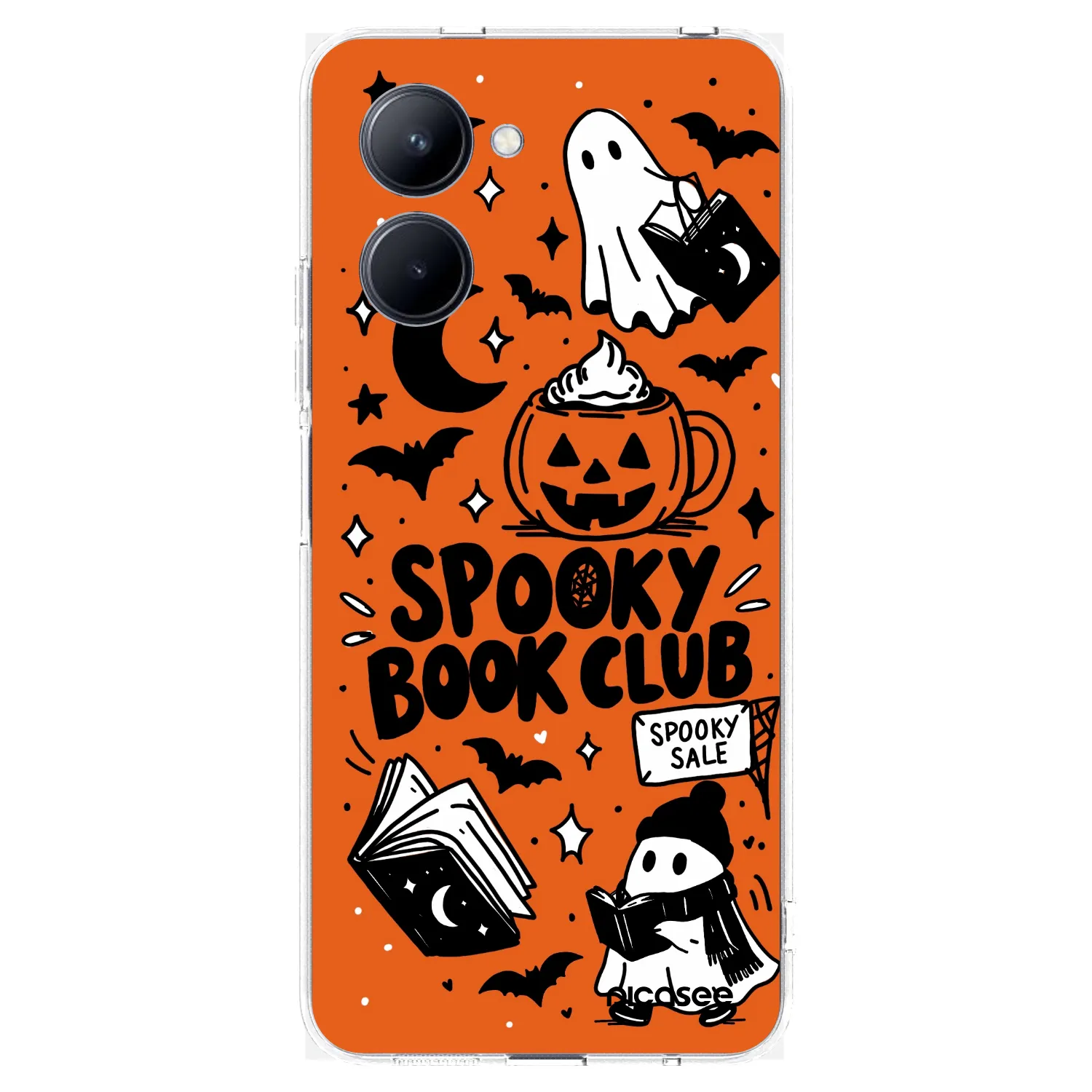 Picasee Realme C33 (2023) Hülle - Transparentes Silikon - Spooky book club