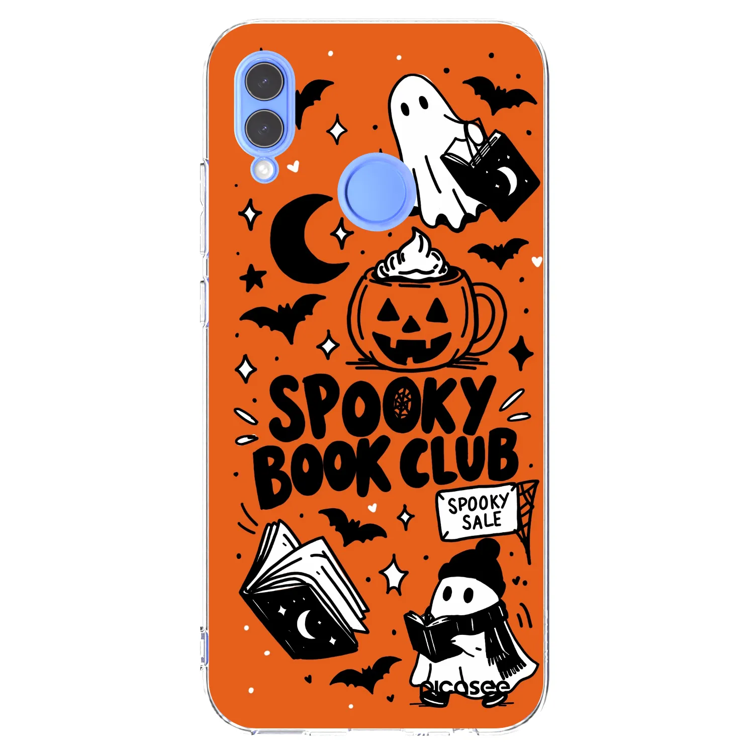 Picasee Honor 10 Lite Hülle - Transparentes Silikon - Spooky book club