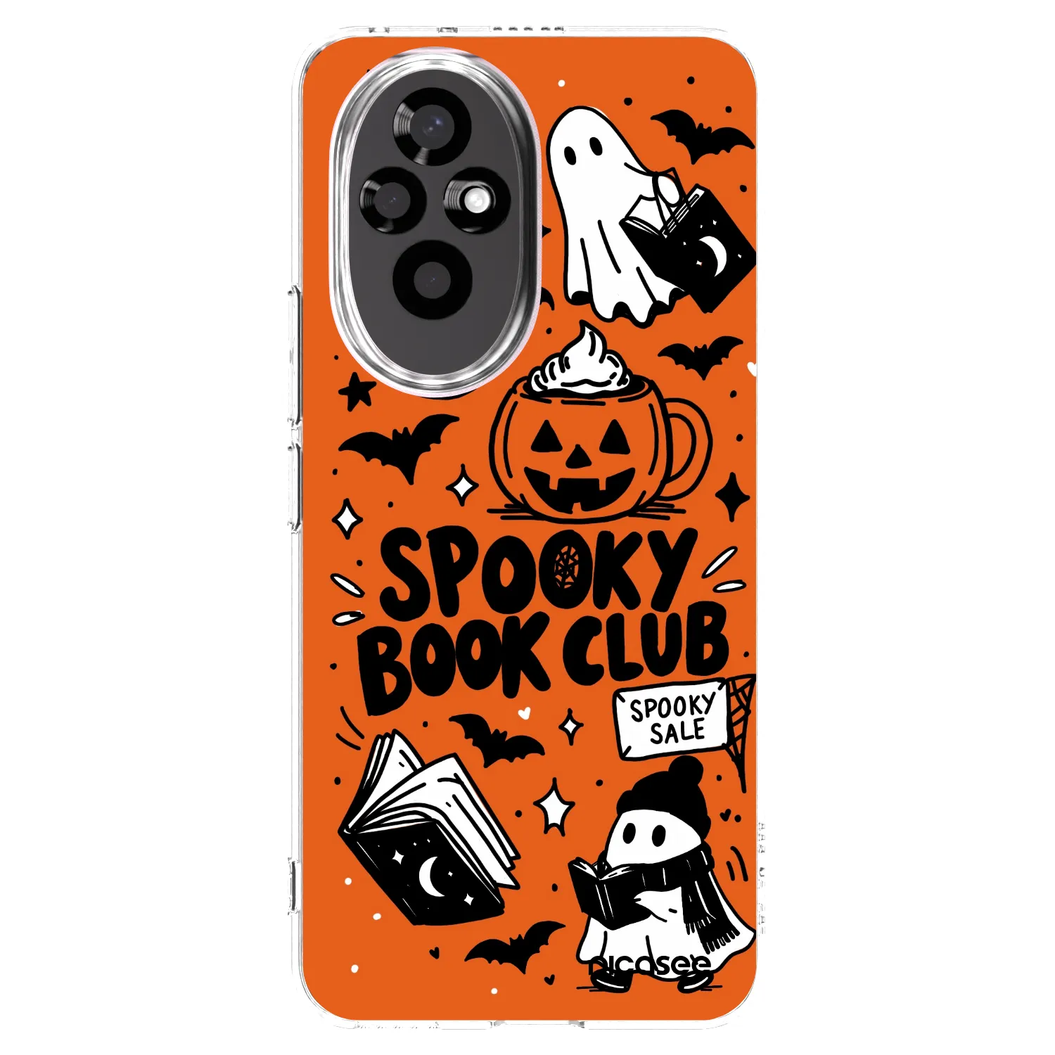 Picasee Honor 200 5G Hülle - Transparentes Silikon - Spooky book club