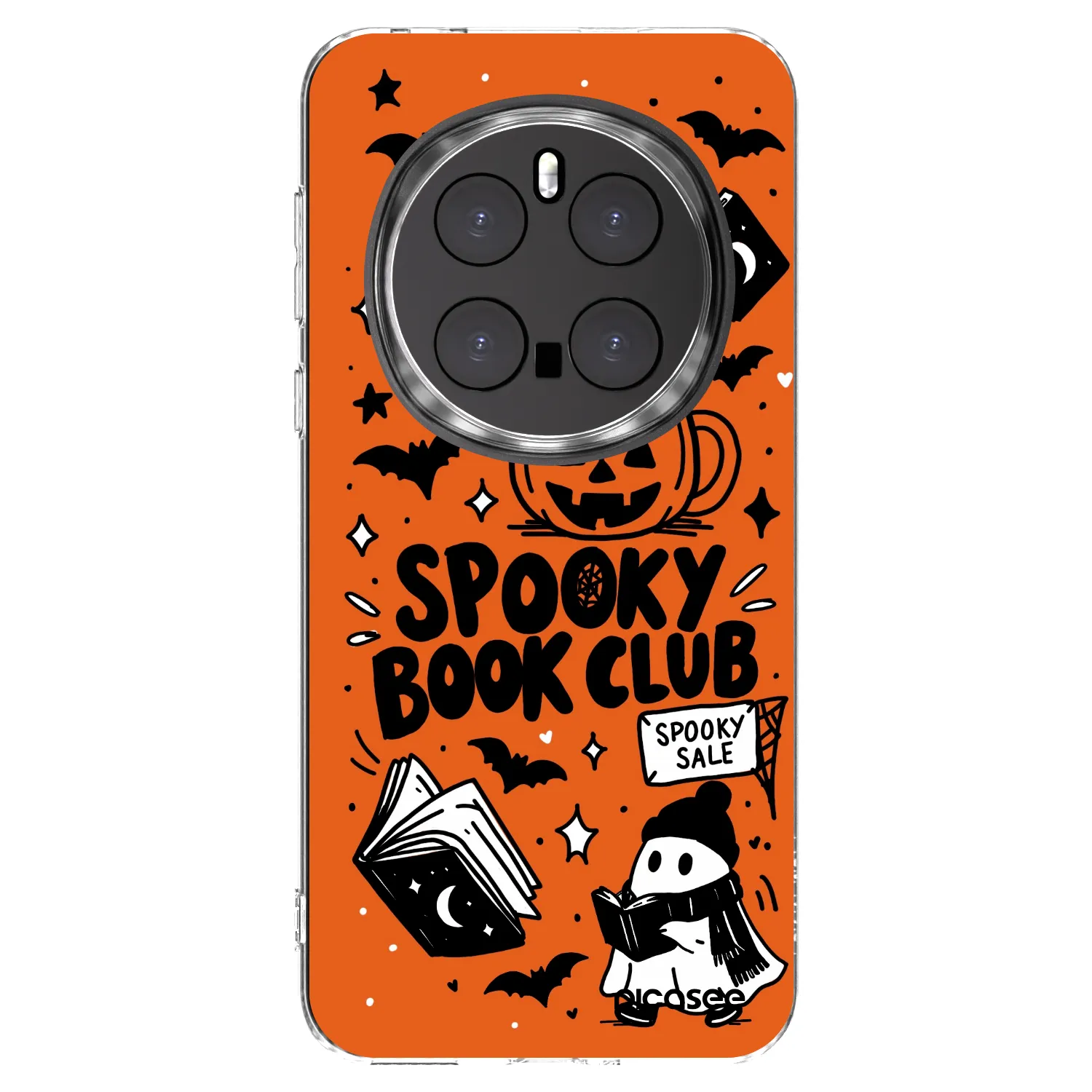 Picasee Honor Magic7 Pro 5G Hülle - Transparentes Silikon - Spooky book club