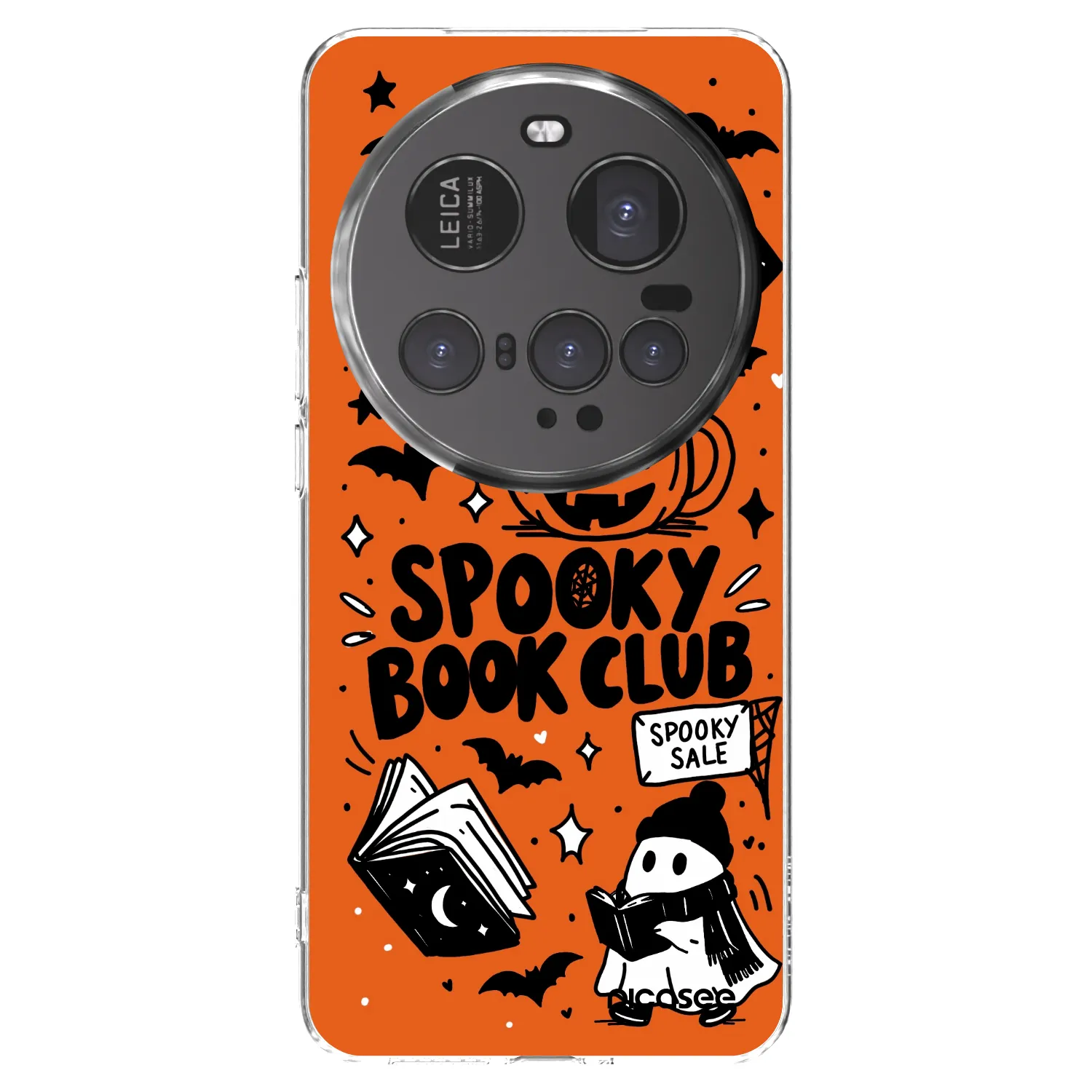 Picasee Xiaomi 15 Ultra Hülle - Transparentes Silikon - Spooky book club