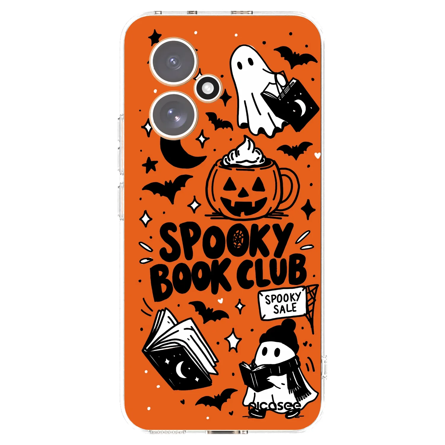 Picasee Honor 400 5G Hülle - Transparentes Silikon - Spooky book club