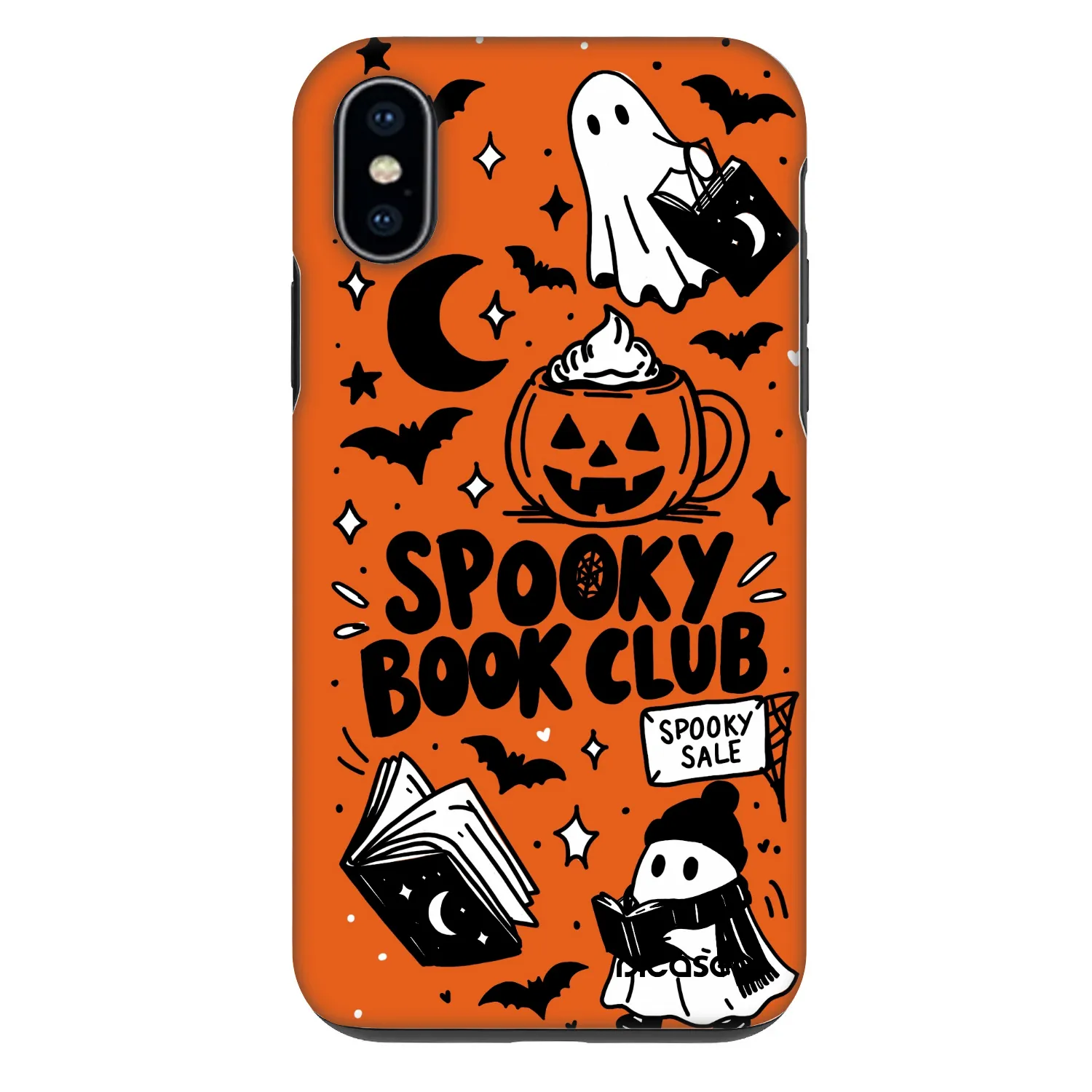 Picasee Fashion Case für Apple iPhone X/XS - Spooky book club