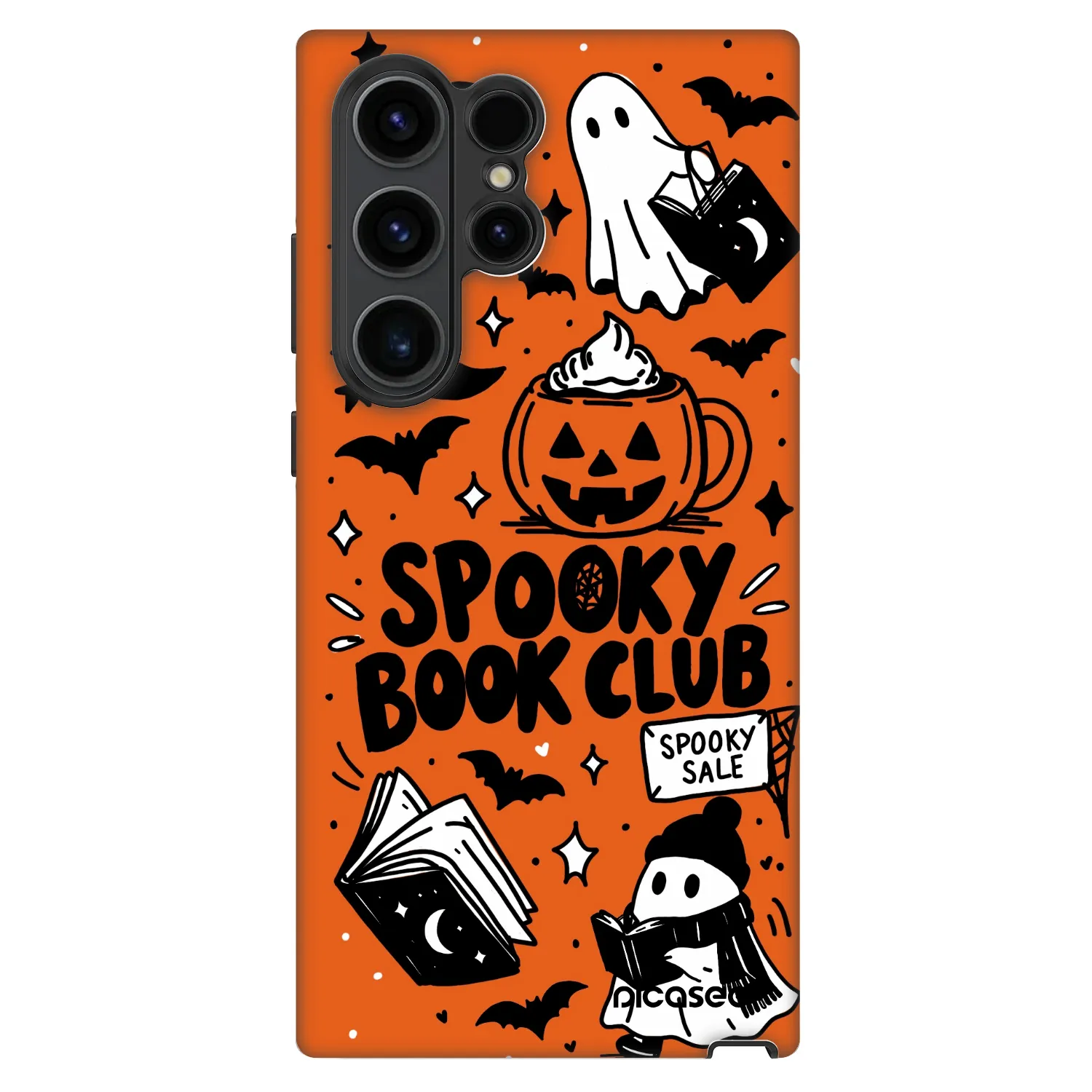 Picasee Fashion Case für Samsung Galaxy S23 Ultra 5G - Spooky book club