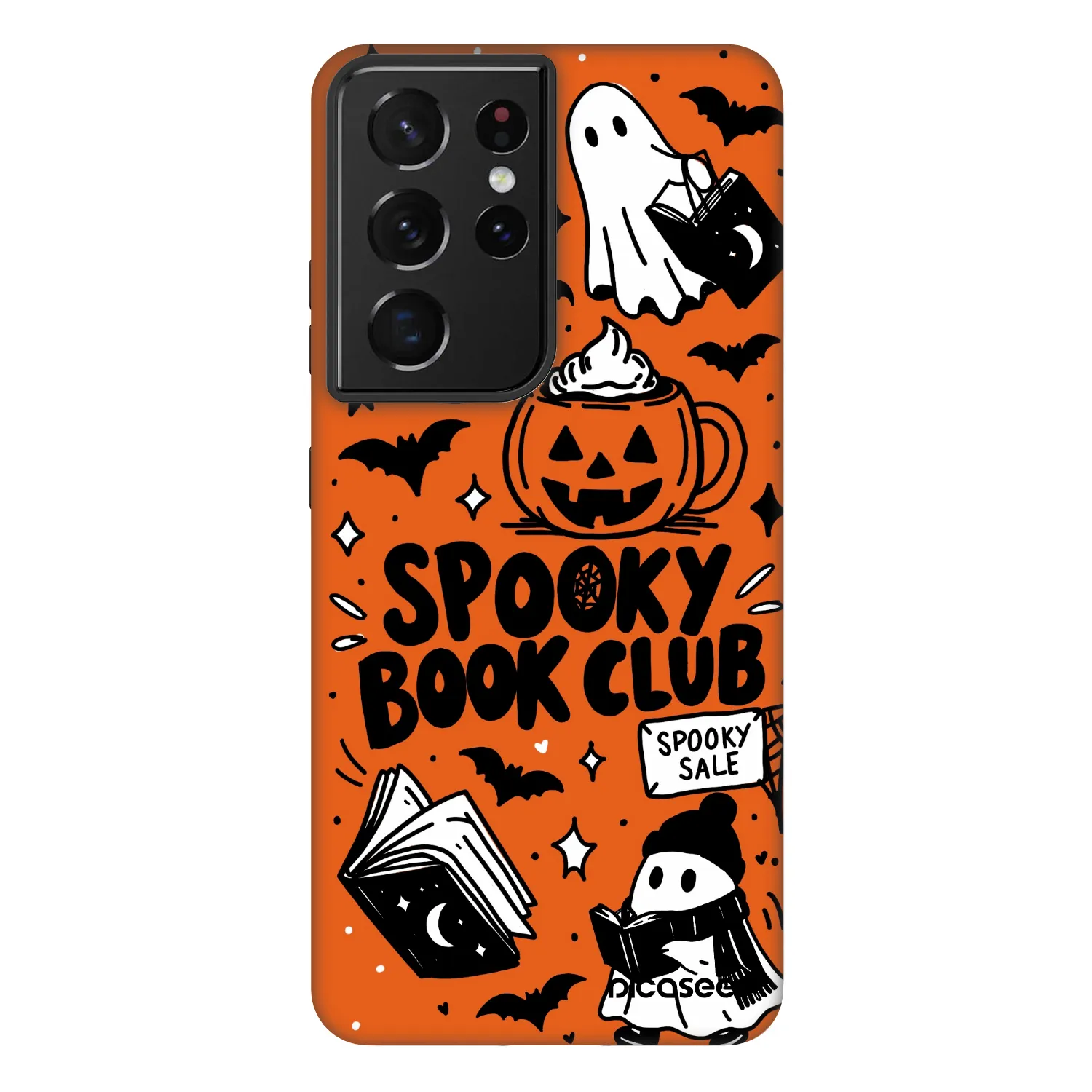 Picasee Fashion Case für Samsung Galaxy S21 Ultra 5G G998B - Spooky book club