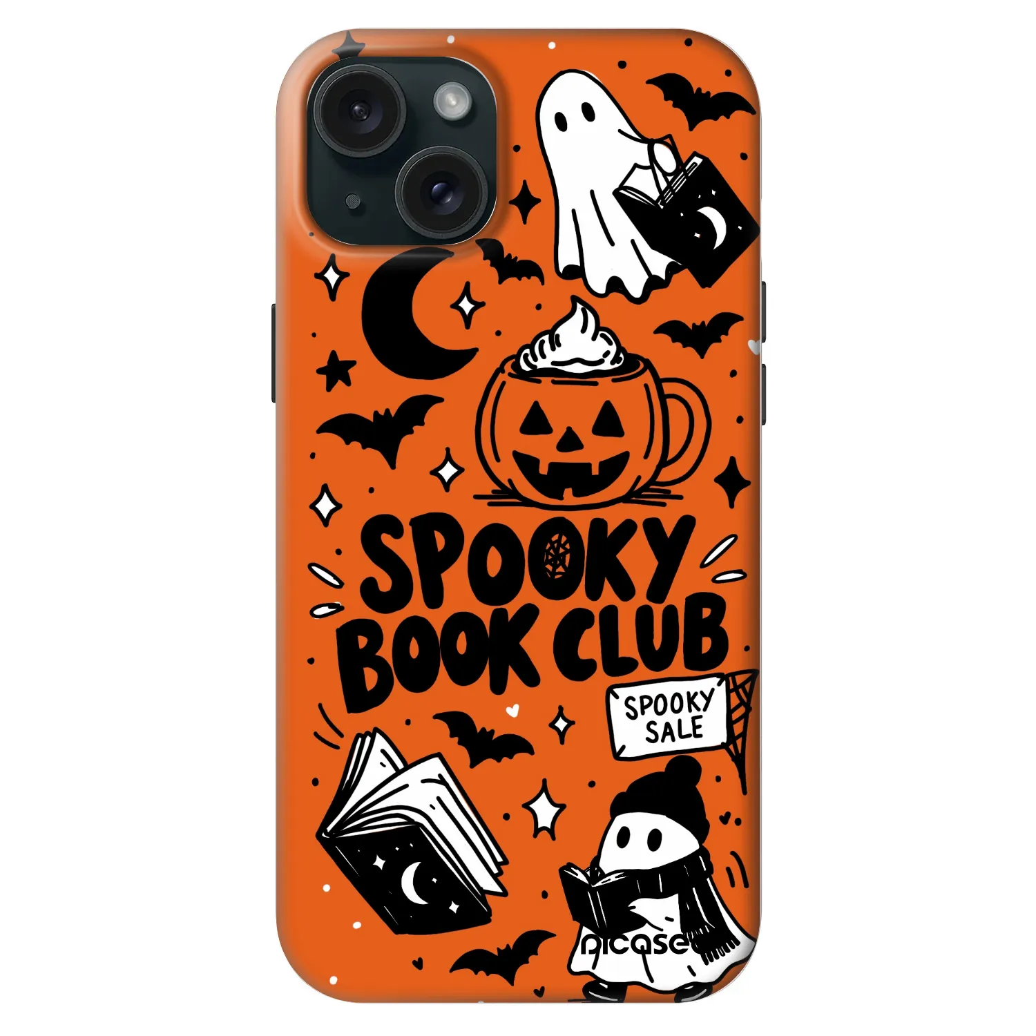 Picasee Fashion Case MagSafe für Apple iPhone 15 Plus - Spooky book club