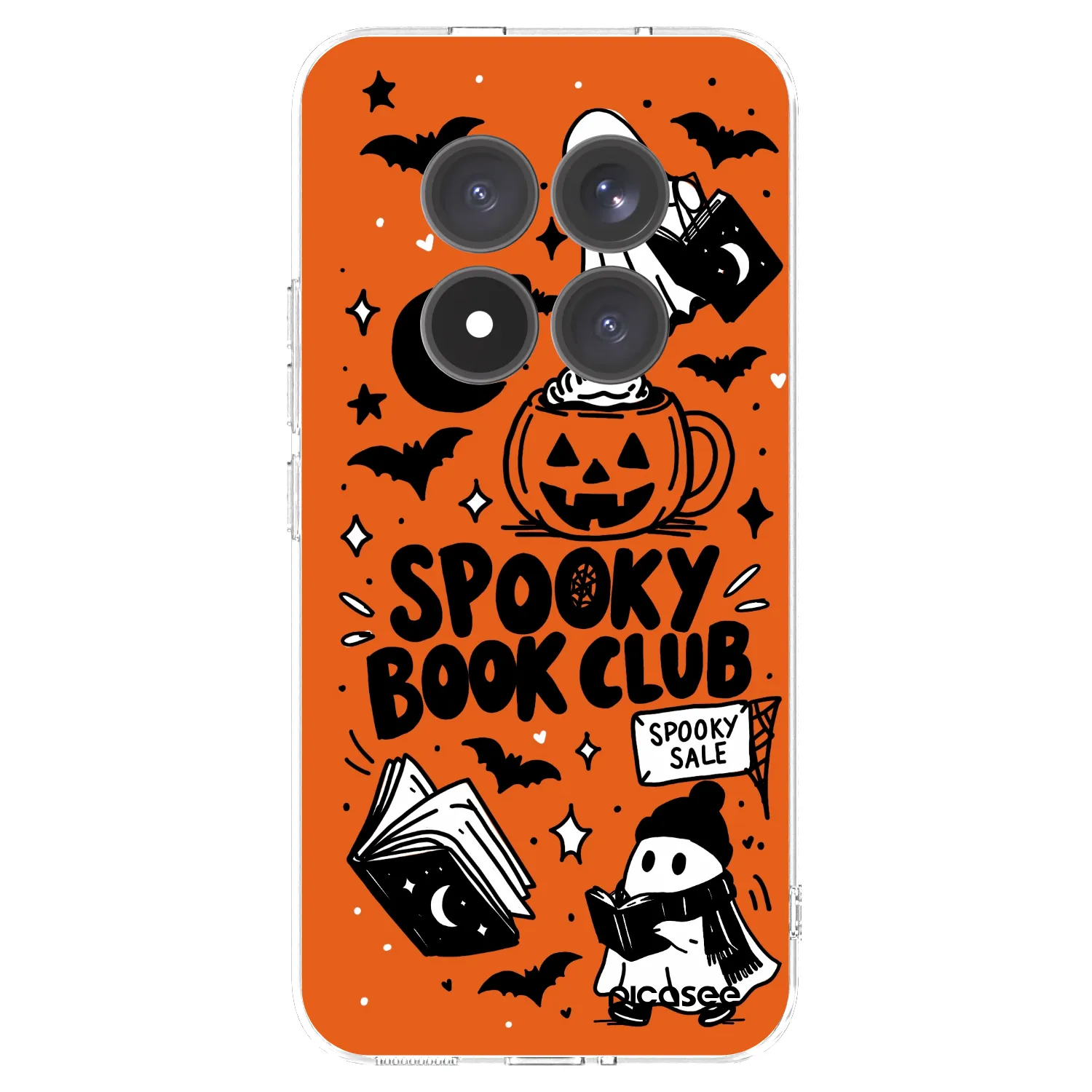 Picasee Xiaomi Redmi Note 15 Pro+ Hülle - Transparentes Silikon - Spooky book club