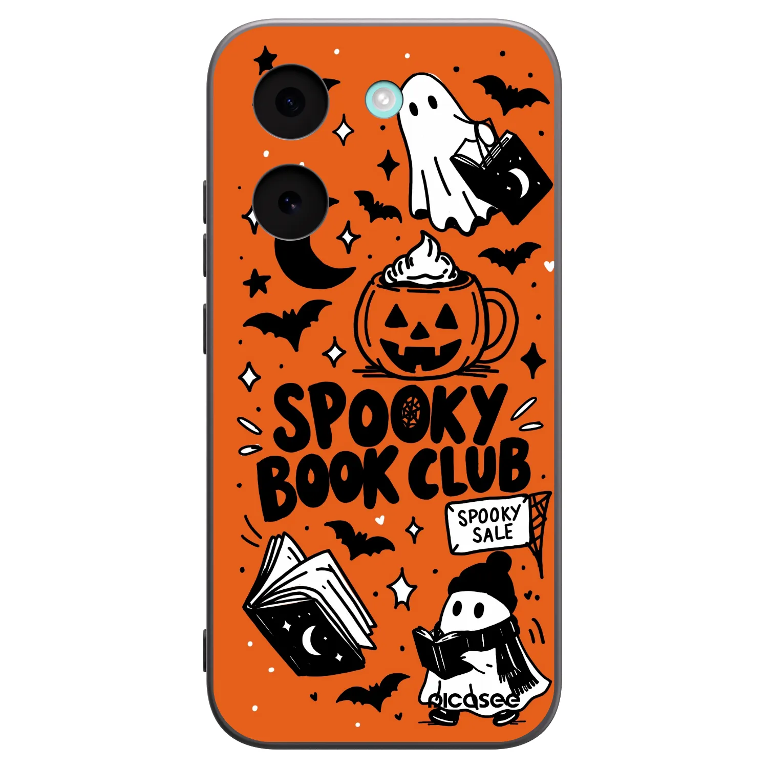 Picasee Xiaomi Poco X8 Pro Hülle - Schwarzes Silikon - Spooky book club