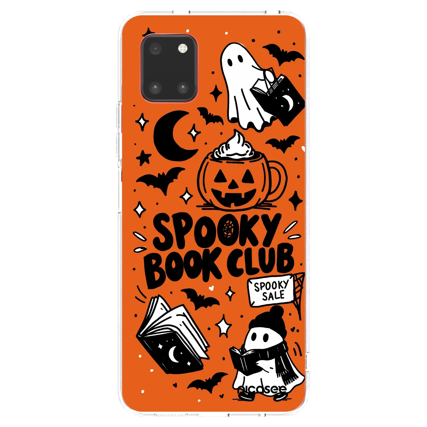 Picasee Samsung Galaxy Note 10 Lite N770F Hülle - Transparentes Silikon - Spooky book club