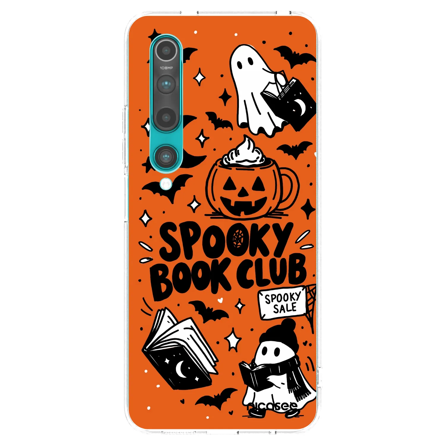Picasee Xiaomi Mi 10 Hülle - Transparentes Silikon - Spooky book club