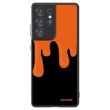 Picasee ULTIMATE CASE für Samsung Galaxy S21 Ultra 5G G998B - Orange spooky