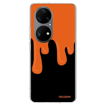 Hülle für Huawei P50 - Orange spooky