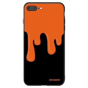 Hülle für Apple iPhone 8 Plus - Orange spooky