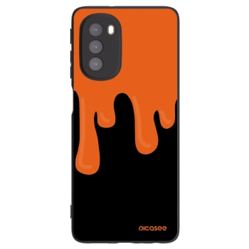 Hülle für Motorola Moto G51 - Orange spooky