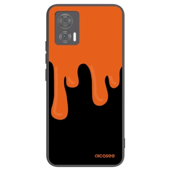 Hülle für Motorola Edge 30 Neo - Orange spooky