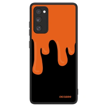 Picasee ULTIMATE CASE PowerShare für Samsung Galaxy S20 FE - Orange spooky