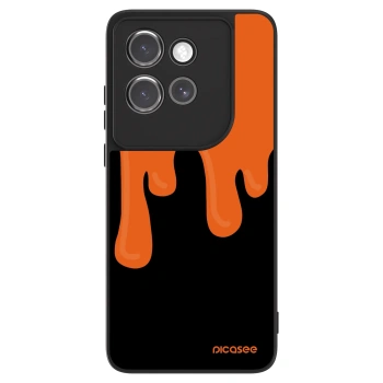 Hülle für Motorola Edge 50 Neo - Orange spooky