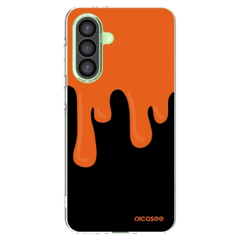 Picasee Samsung Galaxy A26 5G A266B Hülle - Transparentes Silikon - Orange spooky