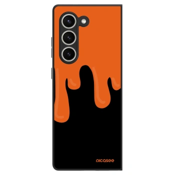 Hülle für Samsung Galaxy Z Fold5 5G - Orange spooky