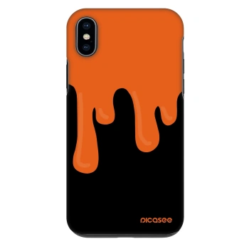 Hülle für Apple iPhone XS Max - Orange spooky