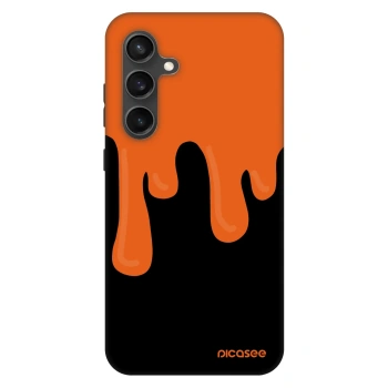 Hülle für Samsung Galaxy S24 FE S721B - Orange spooky