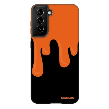 Hülle für Samsung Galaxy S22 5G - Orange spooky