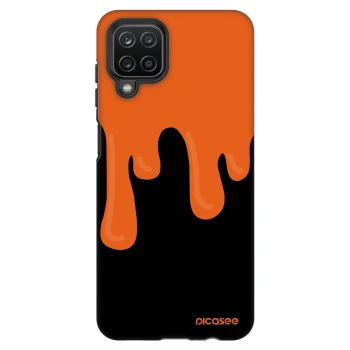 Hülle für Samsung Galaxy A12 A125F - Orange spooky