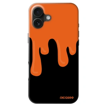 Hülle für Apple iPhone 16 Plus - Orange spooky
