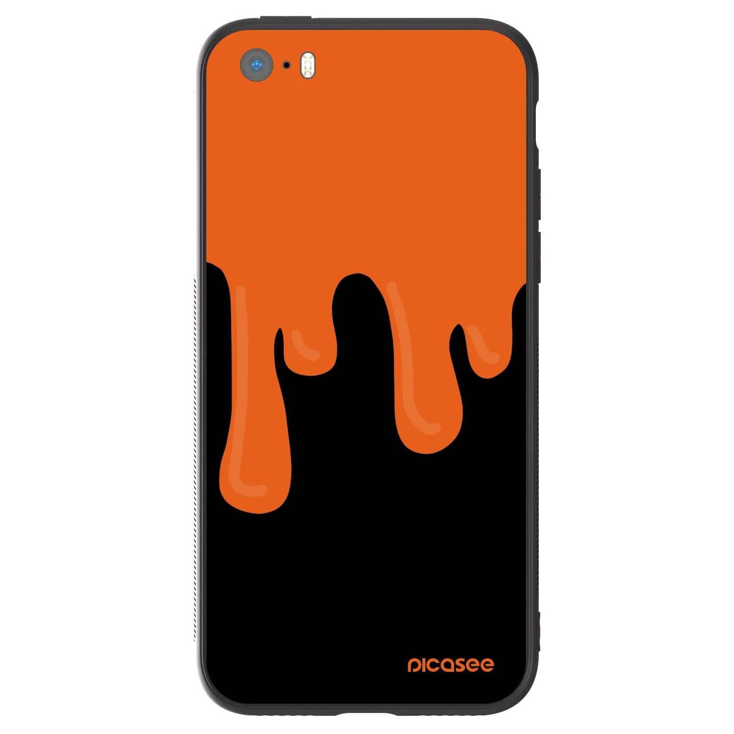Picasee ULTIMATE CASE für Apple iPhone 5/5S/SE - Orange spooky