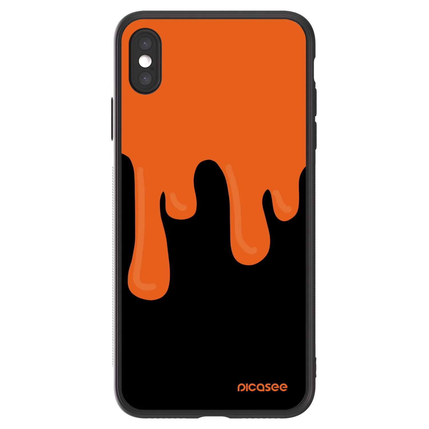 Picasee ULTIMATE CASE für Apple iPhone XS Max - Orange spooky