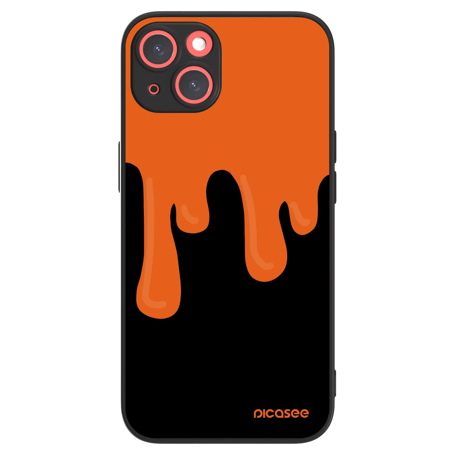 Picasee ULTIMATE CASE für Apple iPhone 13 - Orange spooky