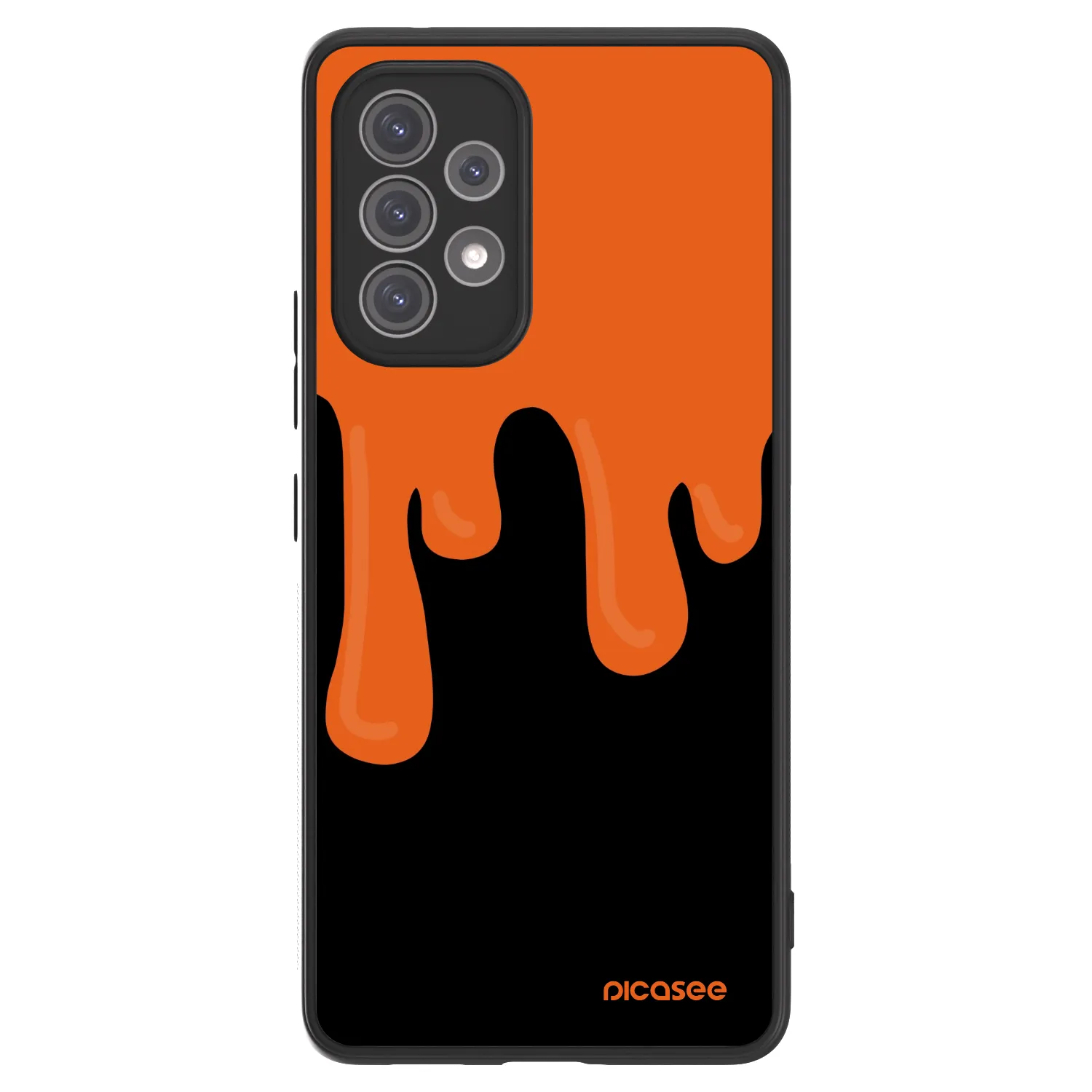 Picasee ULTIMATE CASE für Samsung Galaxy A52s 5G A528B - Orange spooky