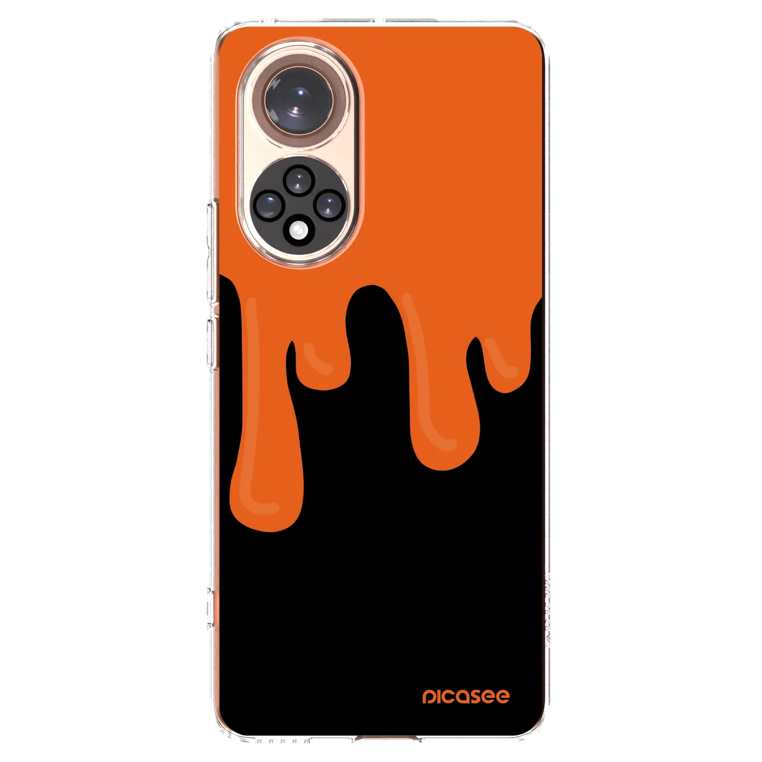 Picasee Honor 50 5G Hülle - Transparentes Silikon - Orange spooky