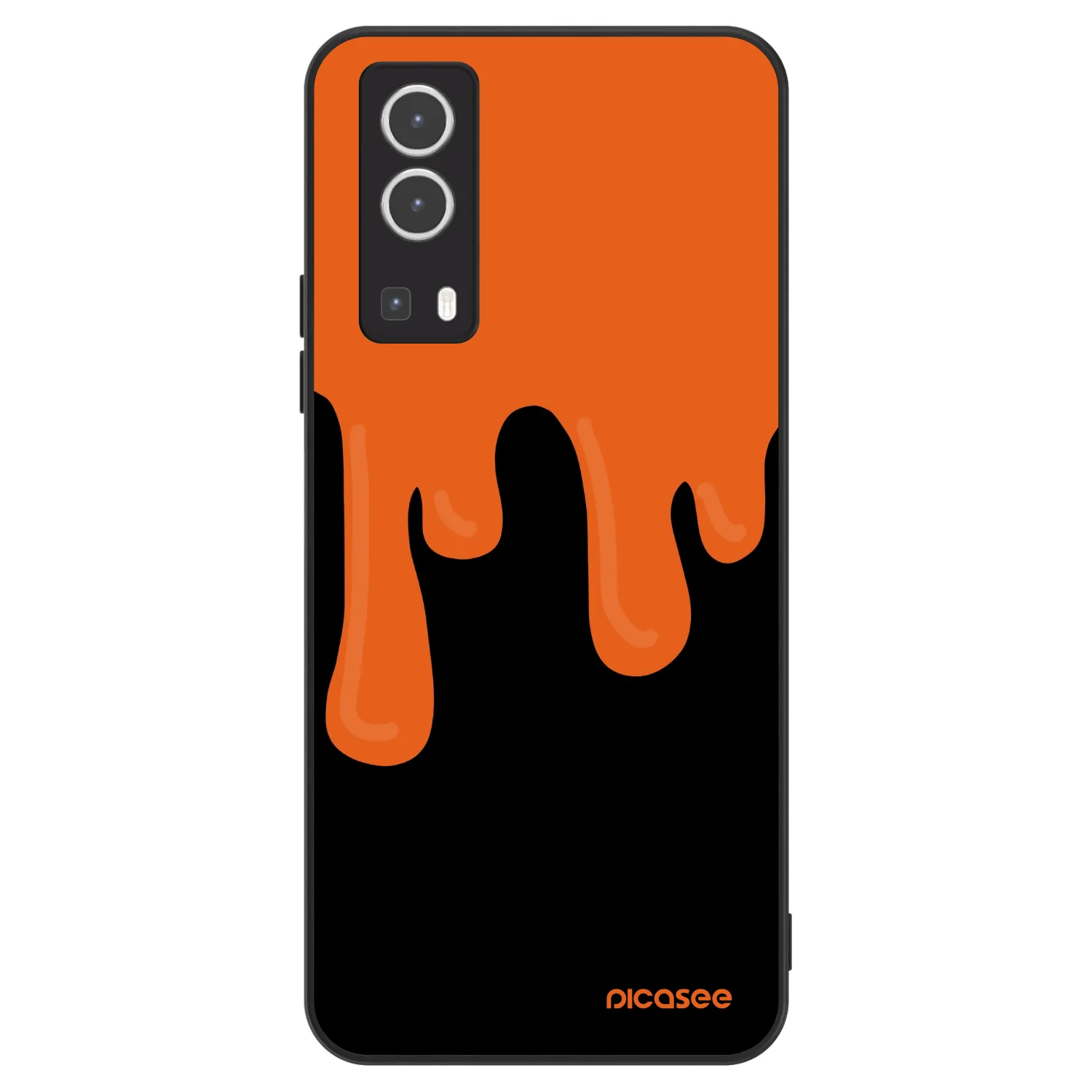 Picasee ULTIMATE CASE für Vivo Y72 5G - Orange spooky