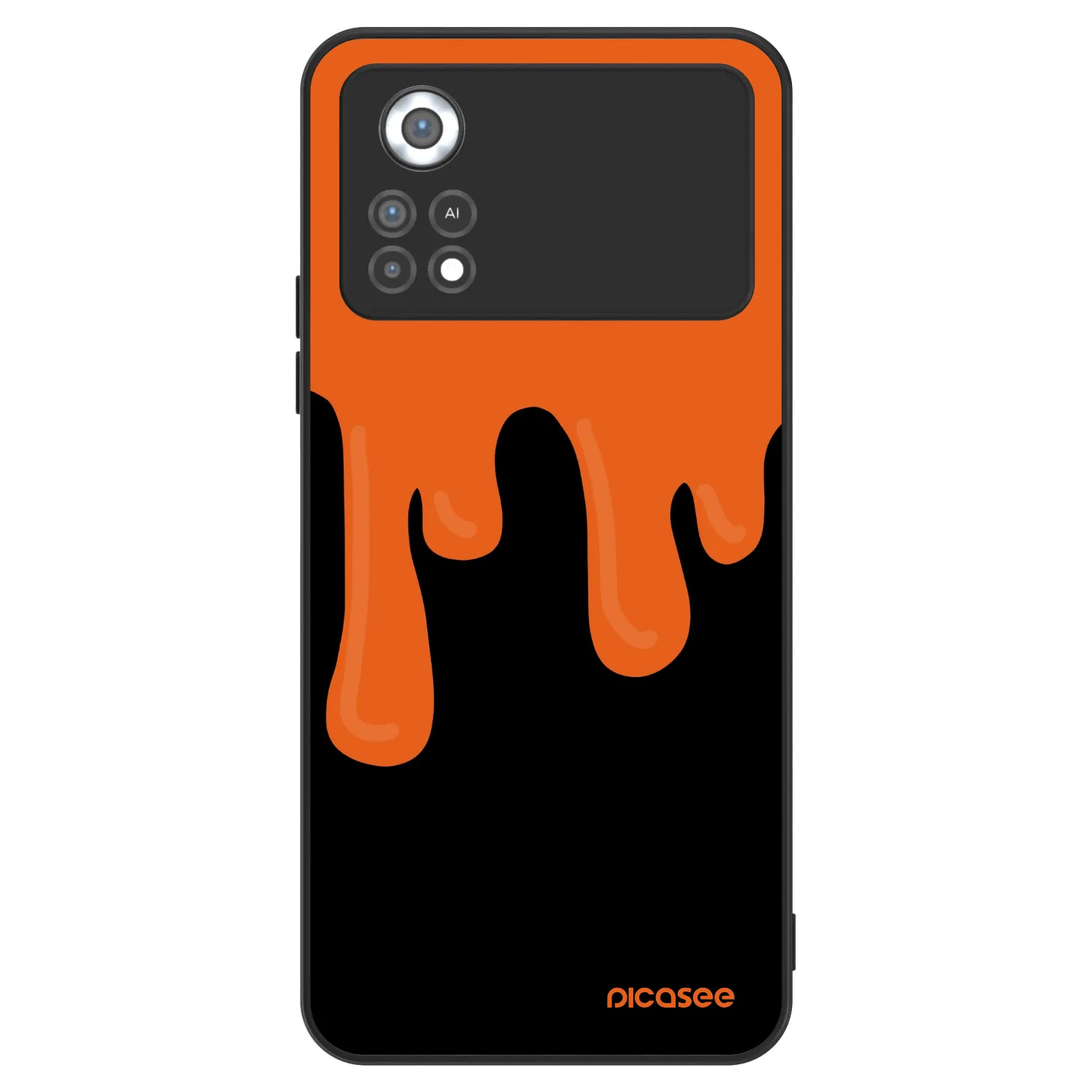 Picasee ULTIMATE CASE für Xiaomi Poco X4 Pro 5G - Orange spooky