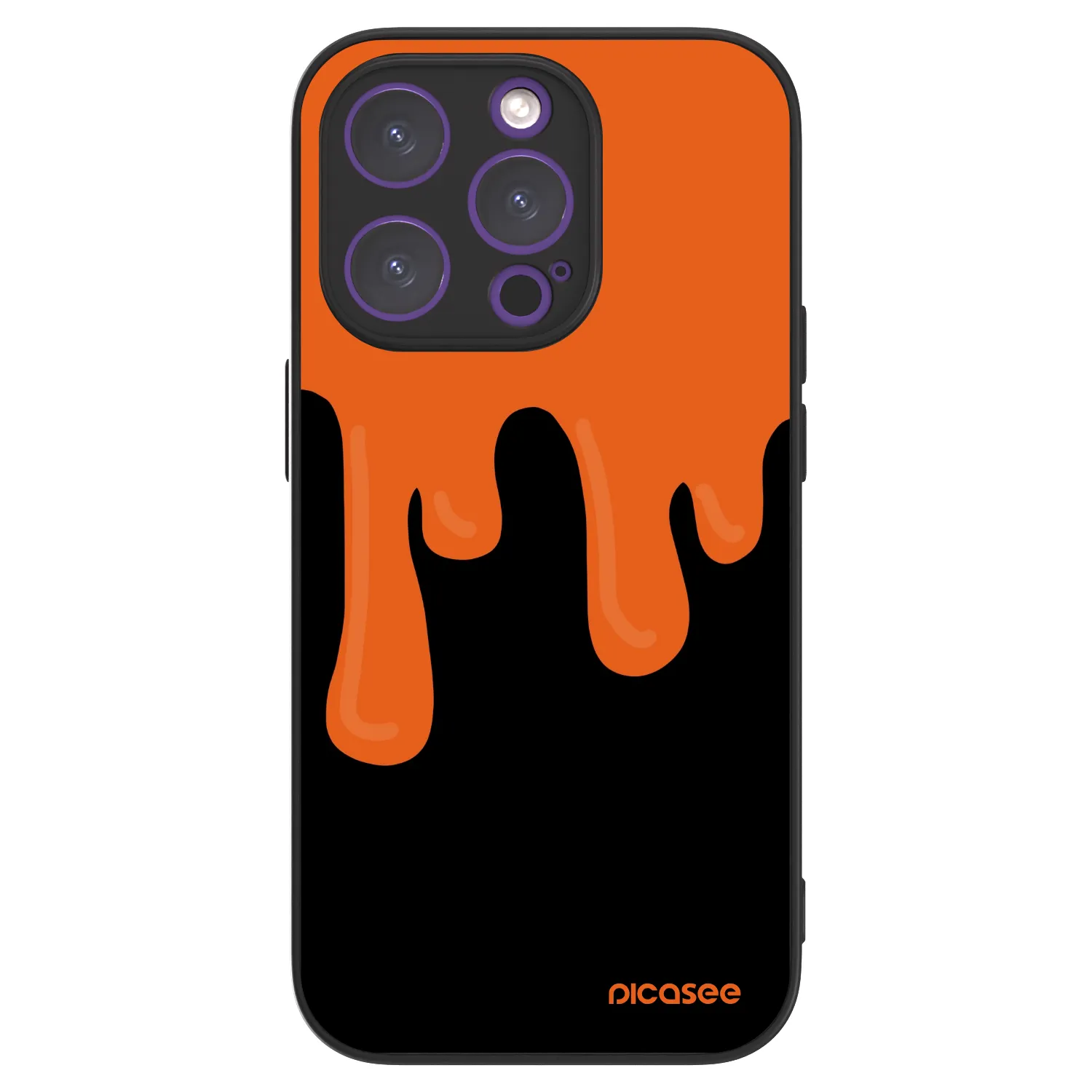 Picasee ULTIMATE CASE MagSafe für Apple iPhone 14 Pro - Orange spooky