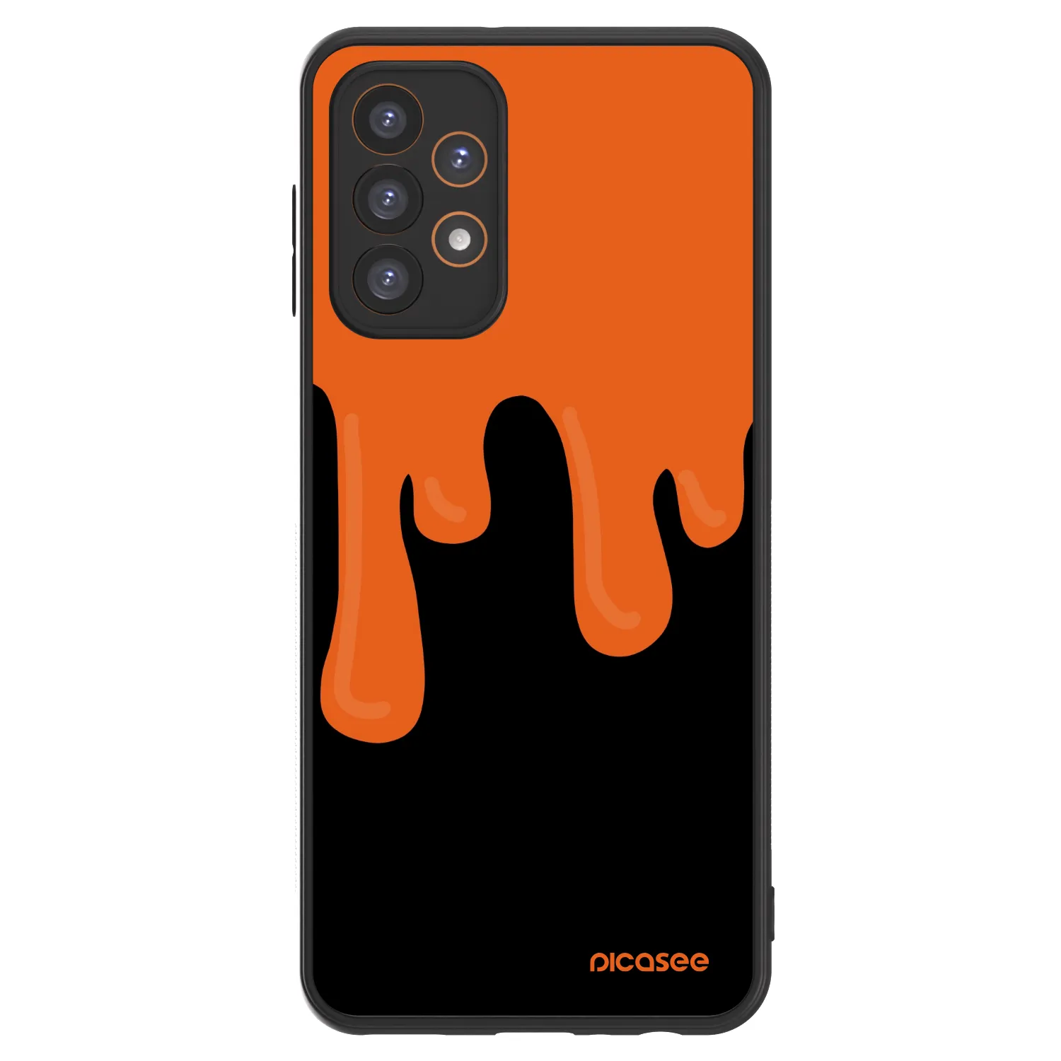 Picasee ULTIMATE CASE für Samsung Galaxy A23 A235F 4G - Orange spooky