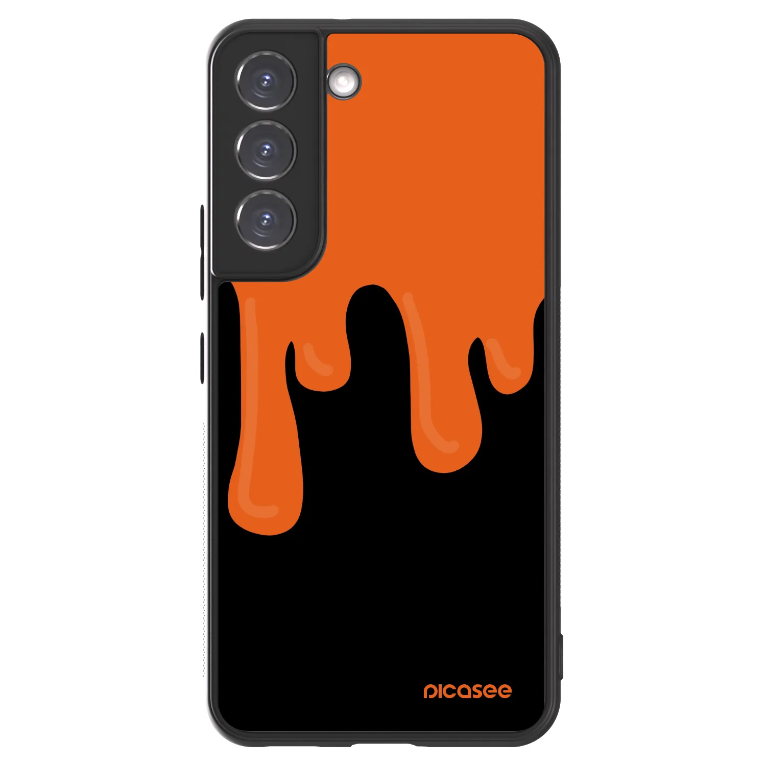 Picasee ULTIMATE CASE PowerShare für Samsung Galaxy S22 5G - Orange spooky
