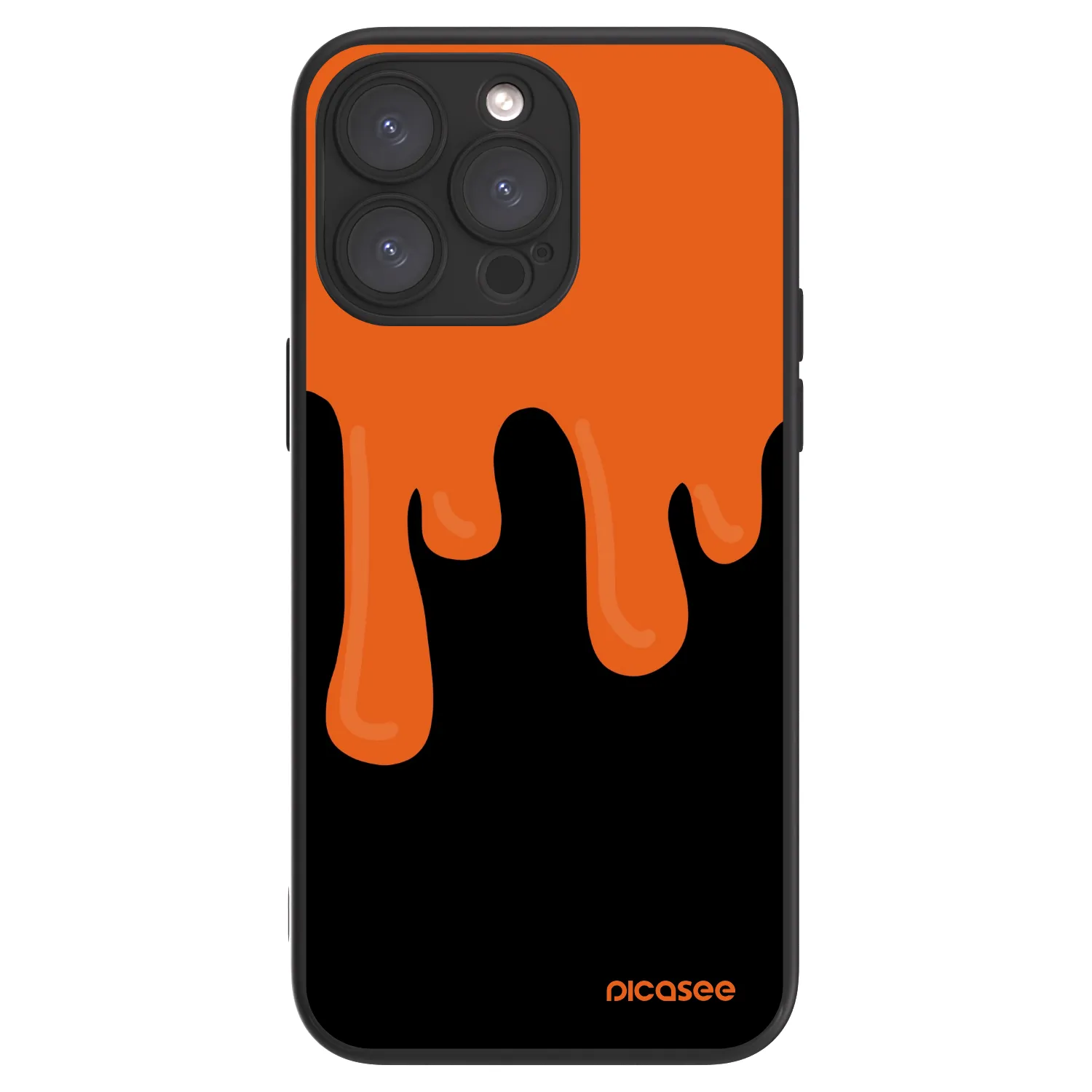 Picasee ULTIMATE CASE für Apple iPhone 15 Pro Max - Orange spooky