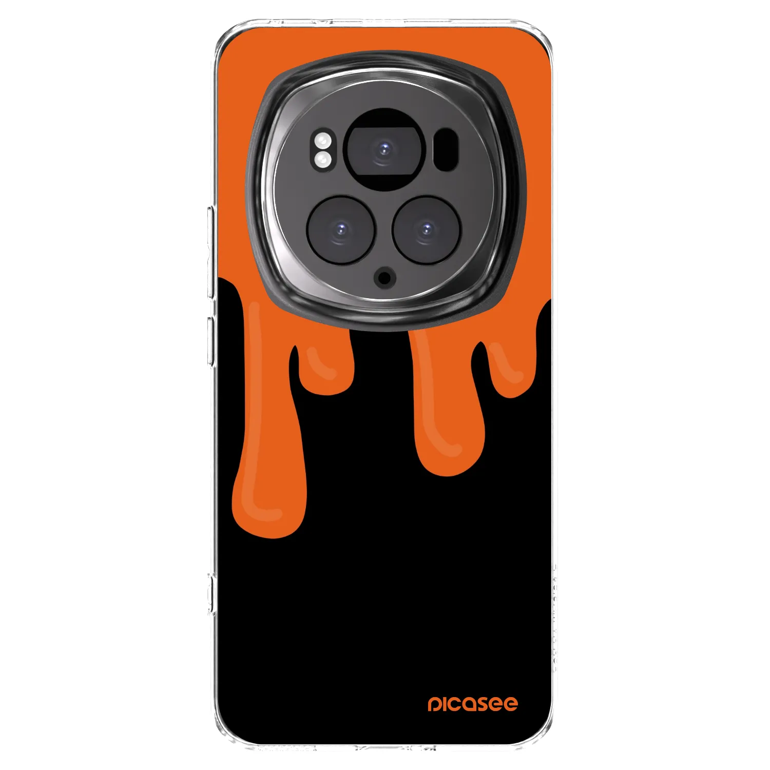 Picasee Honor Magic6 Pro Hülle - Transparentes Silikon - Orange spooky