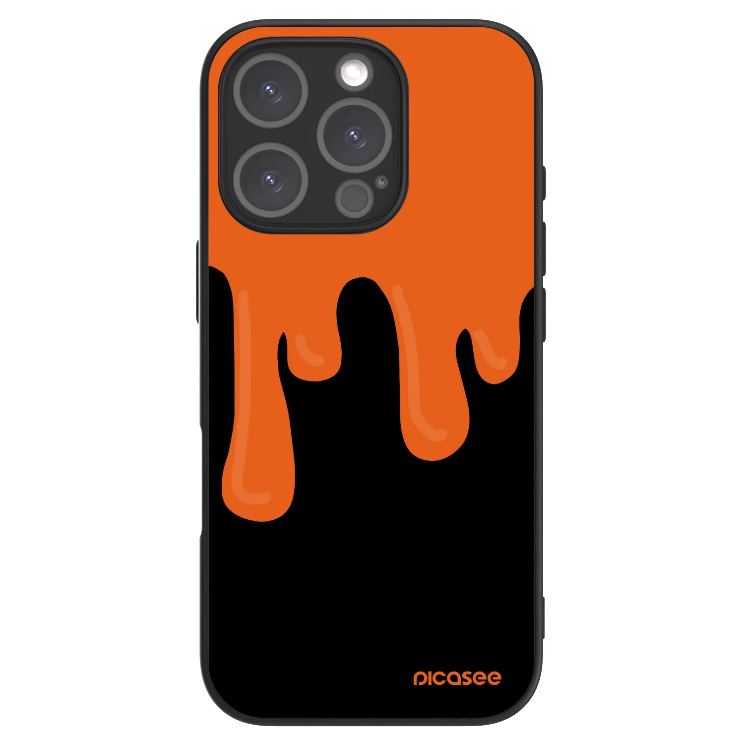 Picasee ULTIMATE CASE für Apple iPhone 16 Pro - Orange spooky