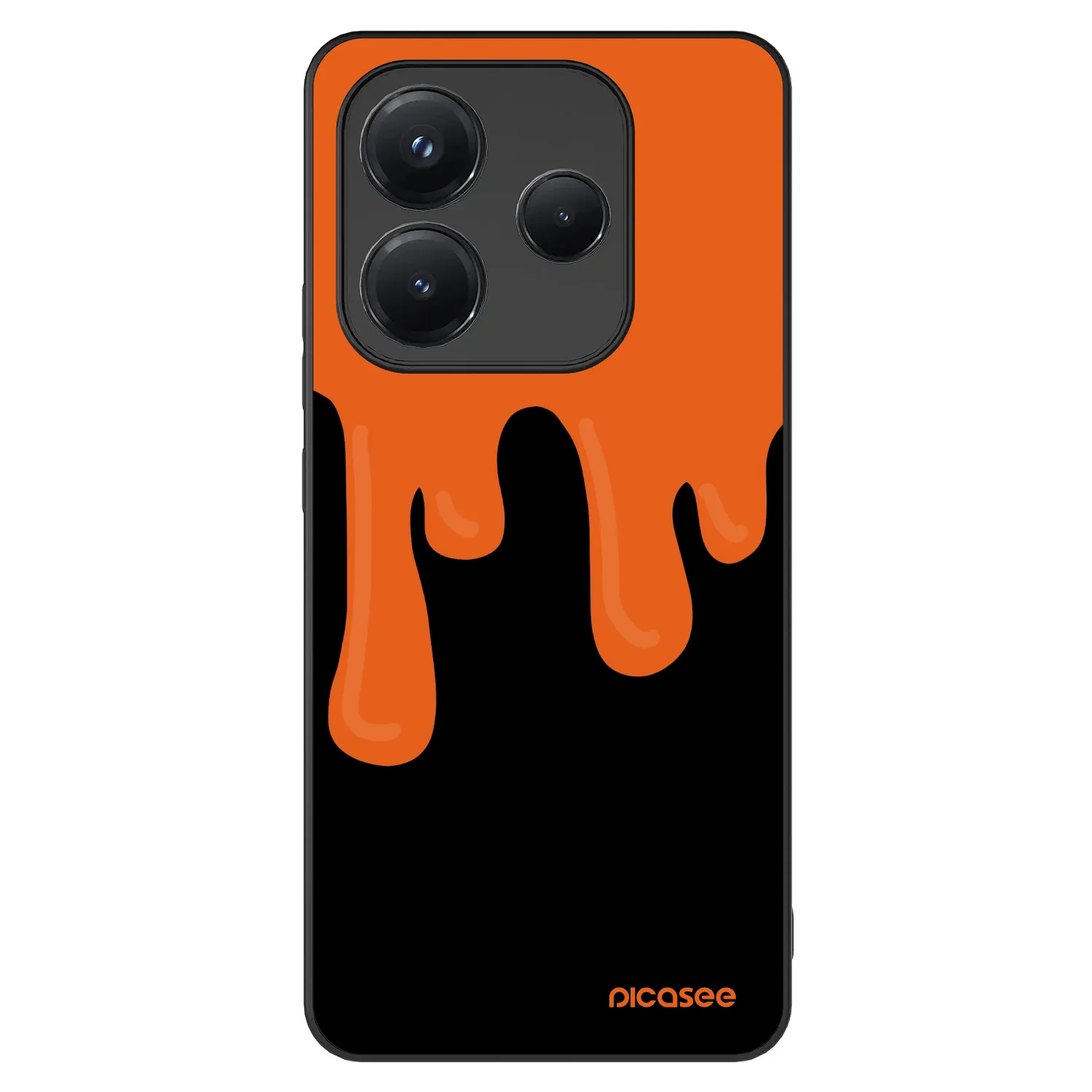 Picasee ULTIMATE CASE für Xiaomi Redmi Note 14 5G - Orange spooky