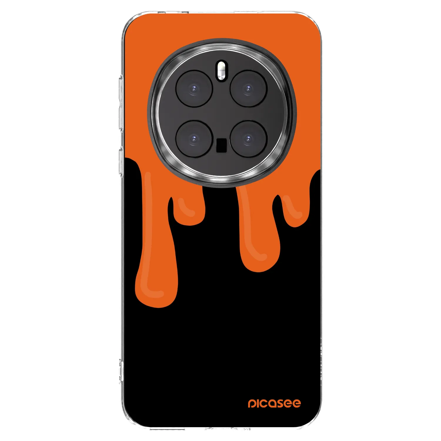 Picasee Honor Magic7 Pro 5G Hülle - Transparentes Silikon - Orange spooky